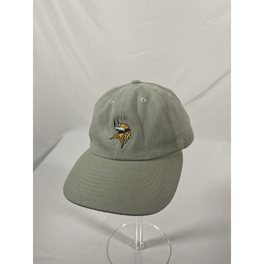 Vintage Minnesota Vikings NFL Adjustable Hat Cap Light Green Embroidered Logo